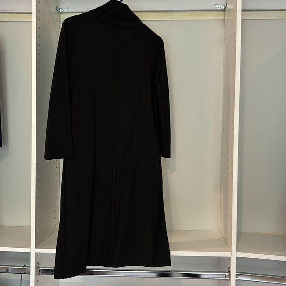 Isabella Oliver black maternity dress.  Turtleneck collar. - Picture 2 of 3